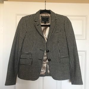 J. Crew Houndstooth Jacket, size 2